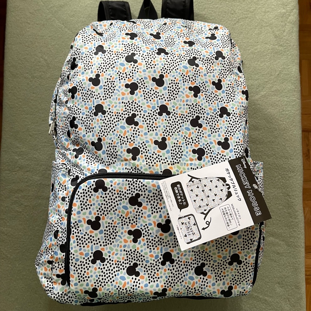 NWT Foldable Mickey Backpack